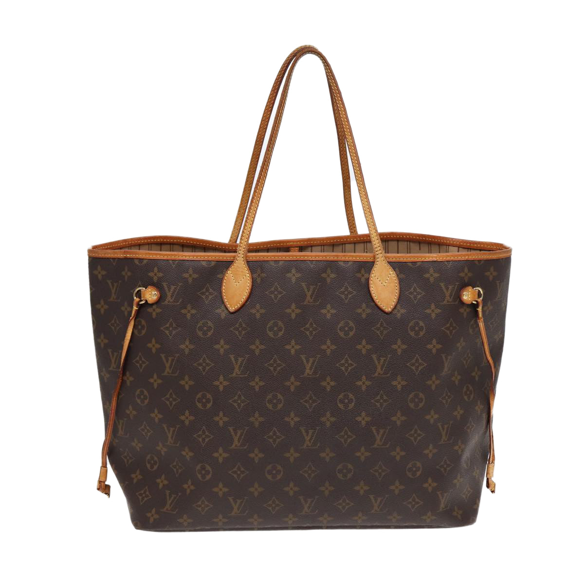 LOUIS VUITTON Monogram Neverfull GM Tote Bag M40157 LV 89214