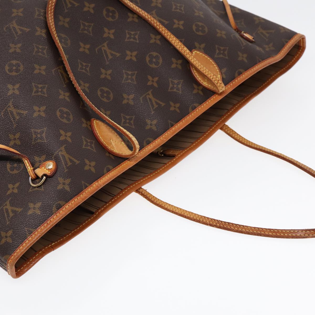 LOUIS VUITTON Monogram Neverfull GM Tote Bag M40157 LV 89214