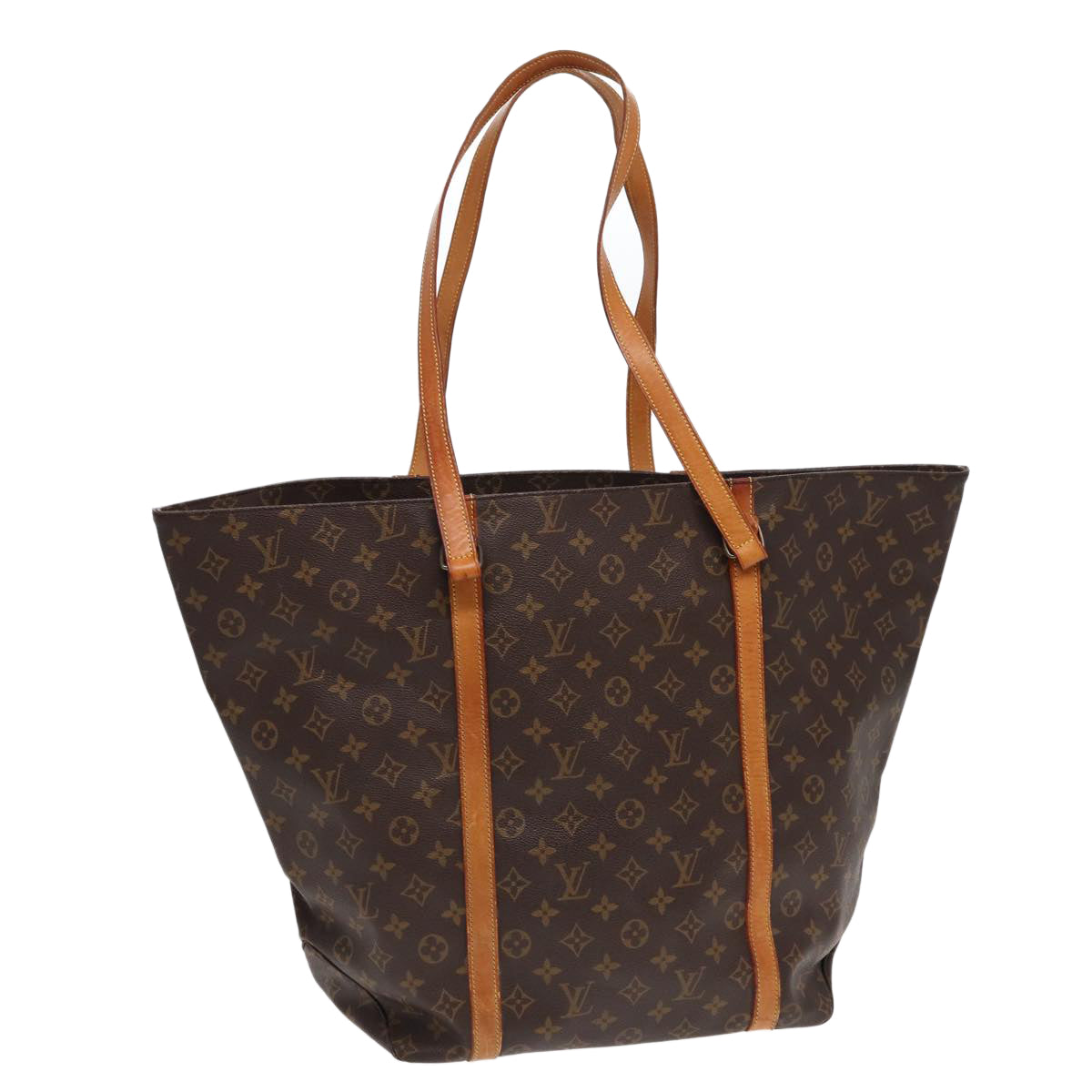 LOUIS VUITTON Monogram Sac Shopping GM Tote Bag M51110 LV 89215