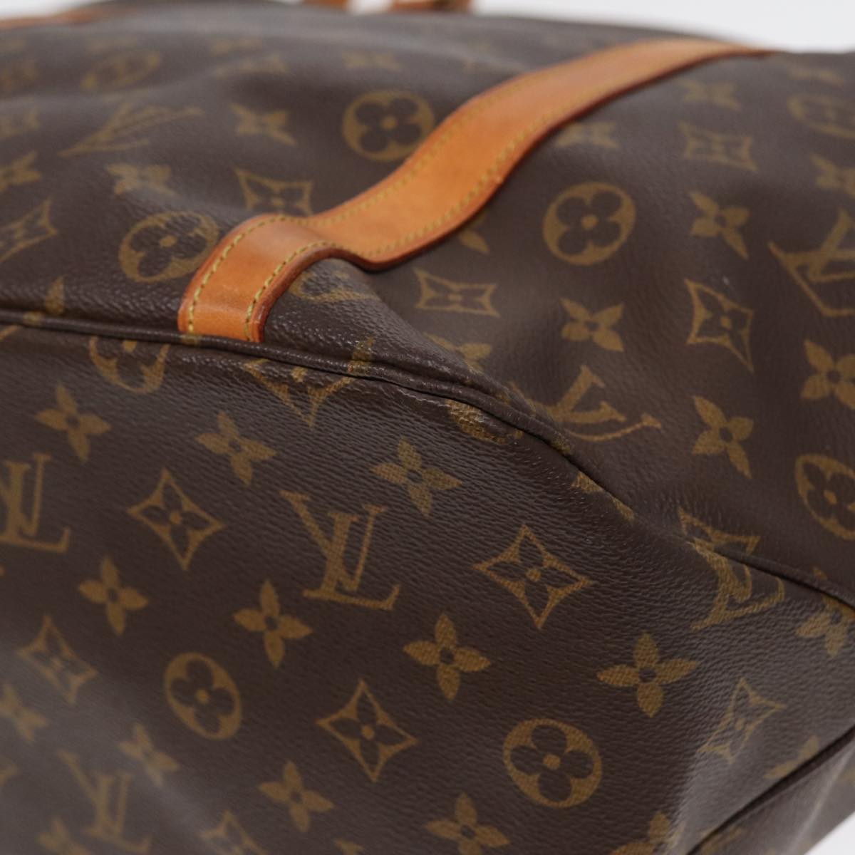 LOUIS VUITTON Monogram Sac Shopping GM Tote Bag M51110 LV 89215