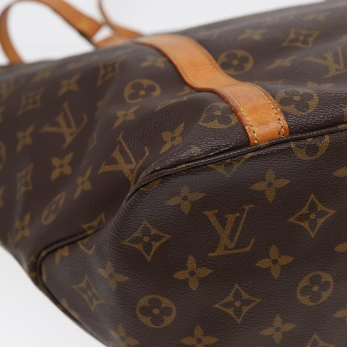 LOUIS VUITTON Monogram Sac Shopping GM Tote Bag M51110 LV 89215