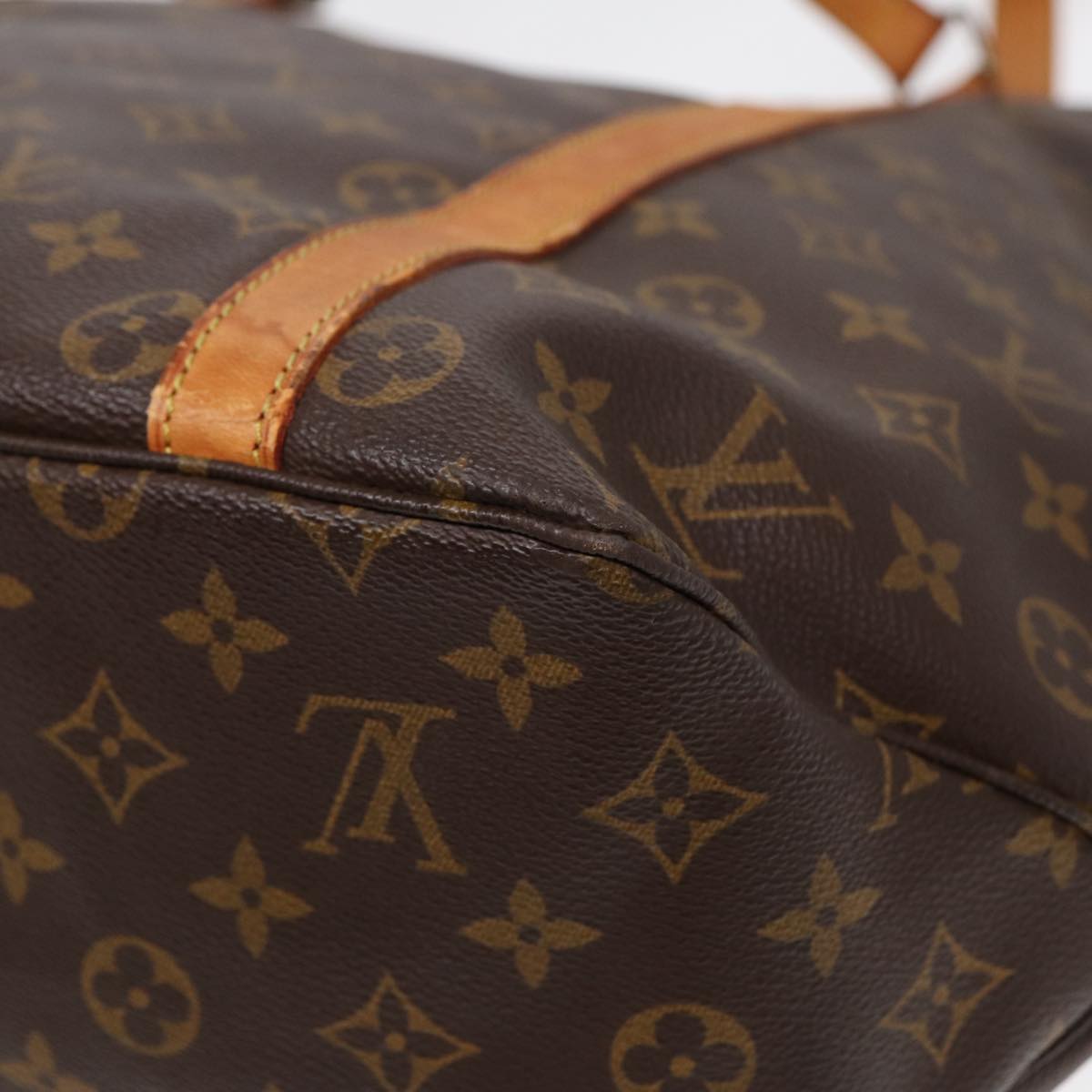 LOUIS VUITTON Monogram Sac Shopping GM Tote Bag M51110 LV 89215