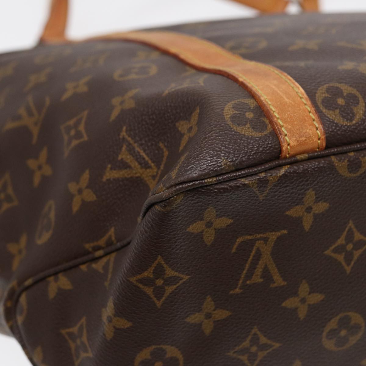 LOUIS VUITTON Monogram Sac Shopping GM Tote Bag M51110 LV 89215