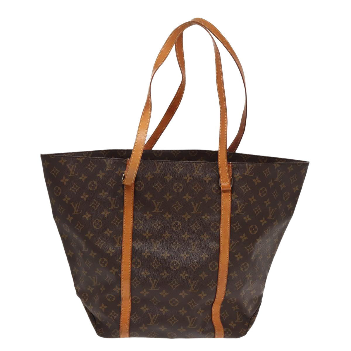 LOUIS VUITTON Monogram Sac Shopping GM Tote Bag M51110 LV 89215