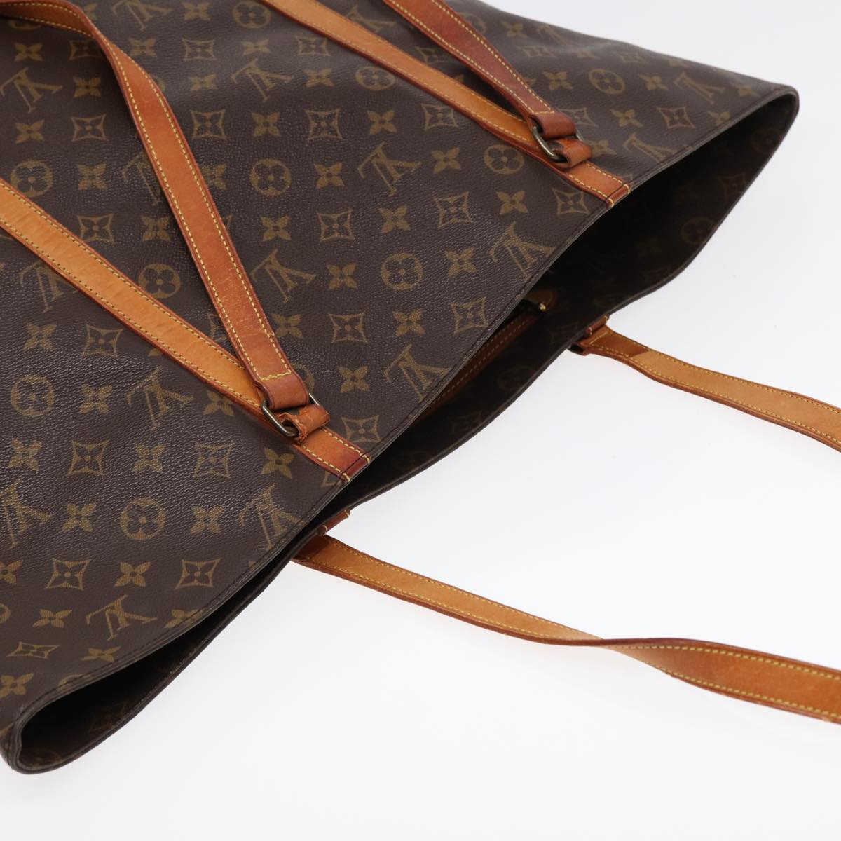 LOUIS VUITTON Monogram Sac Shopping GM Tote Bag M51110 LV 89215