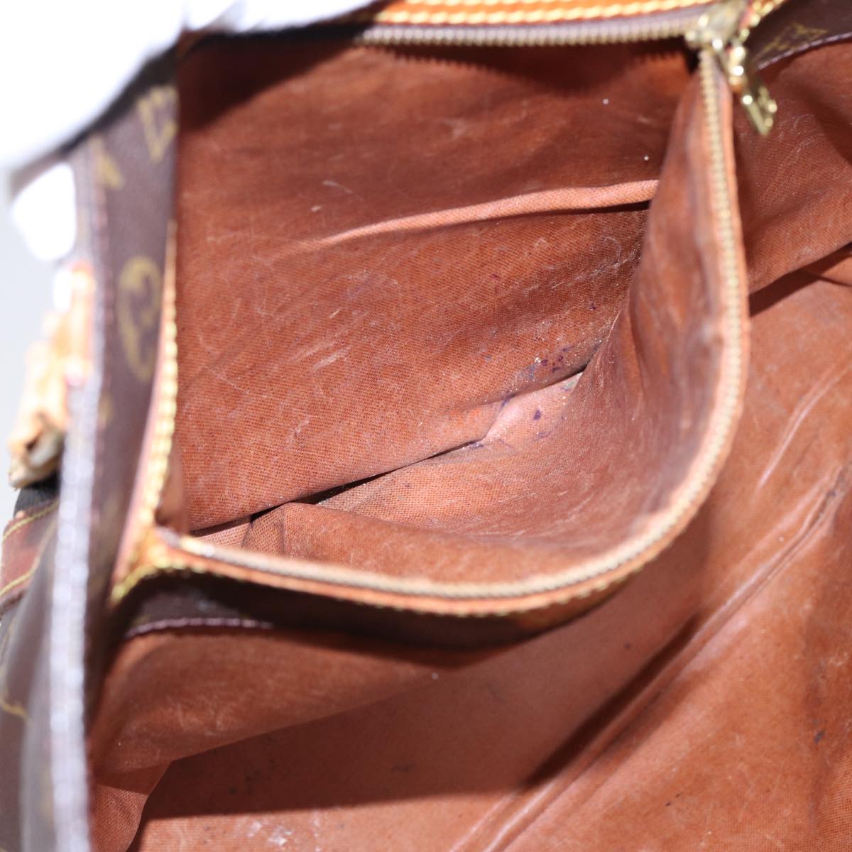 LOUIS VUITTON Monogram Sac Shopping Tote Bag M51108 LV 89216