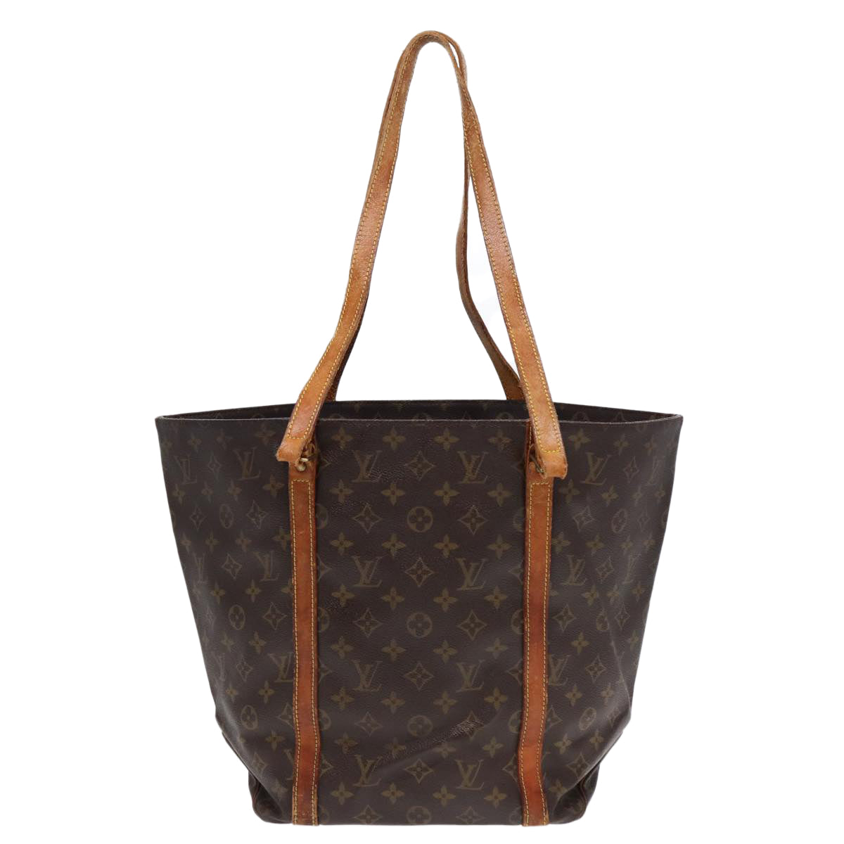LOUIS VUITTON Monogram Sac Shopping Tote Bag M51108 LV 89216