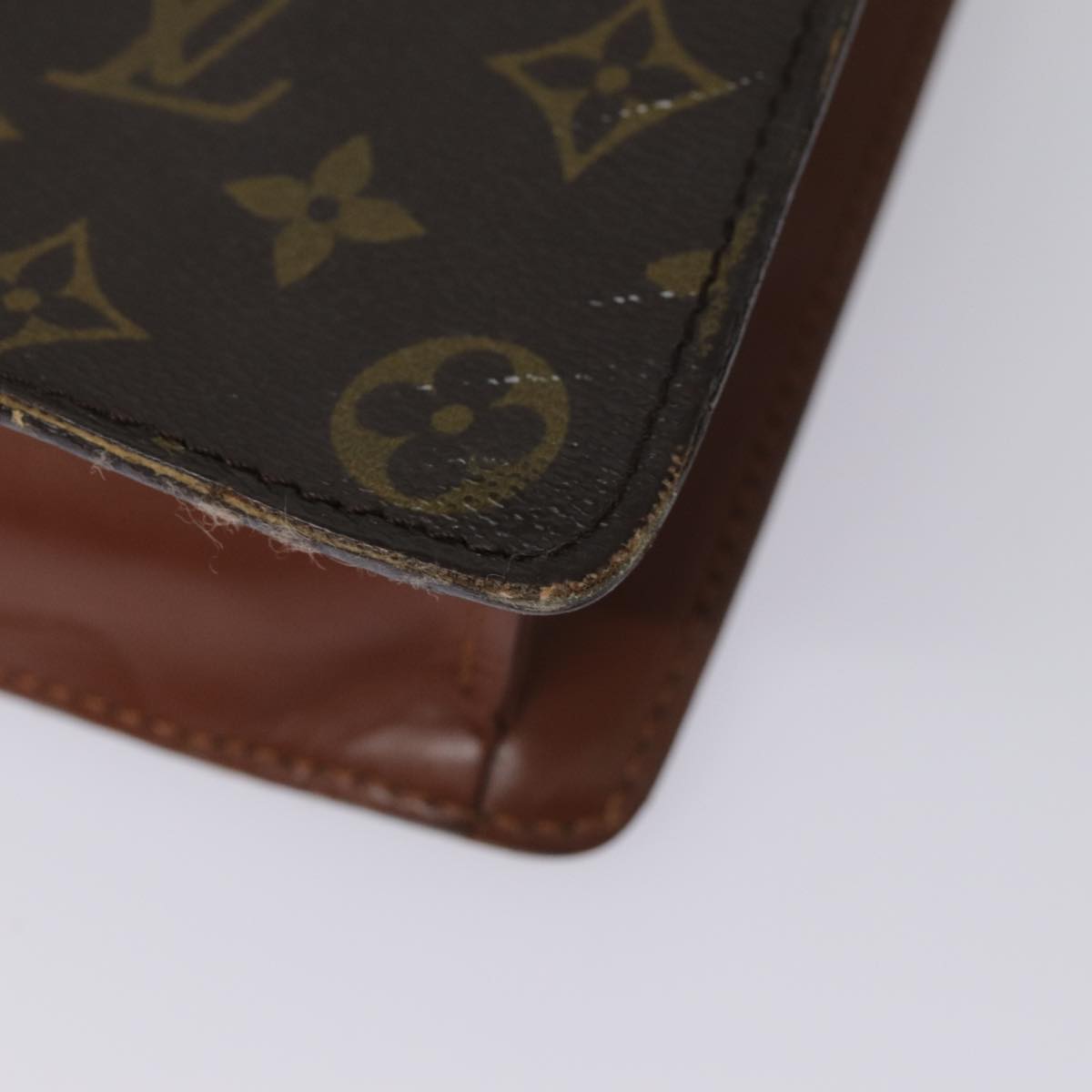 LOUIS VUITTON Monogram Porte Documents Bandouliere Bag M53338 LV 89217