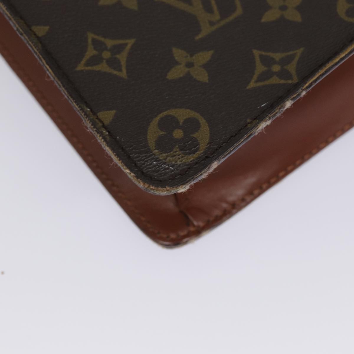 LOUIS VUITTON Monogram Porte Documents Bandouliere Bag M53338 LV 89217