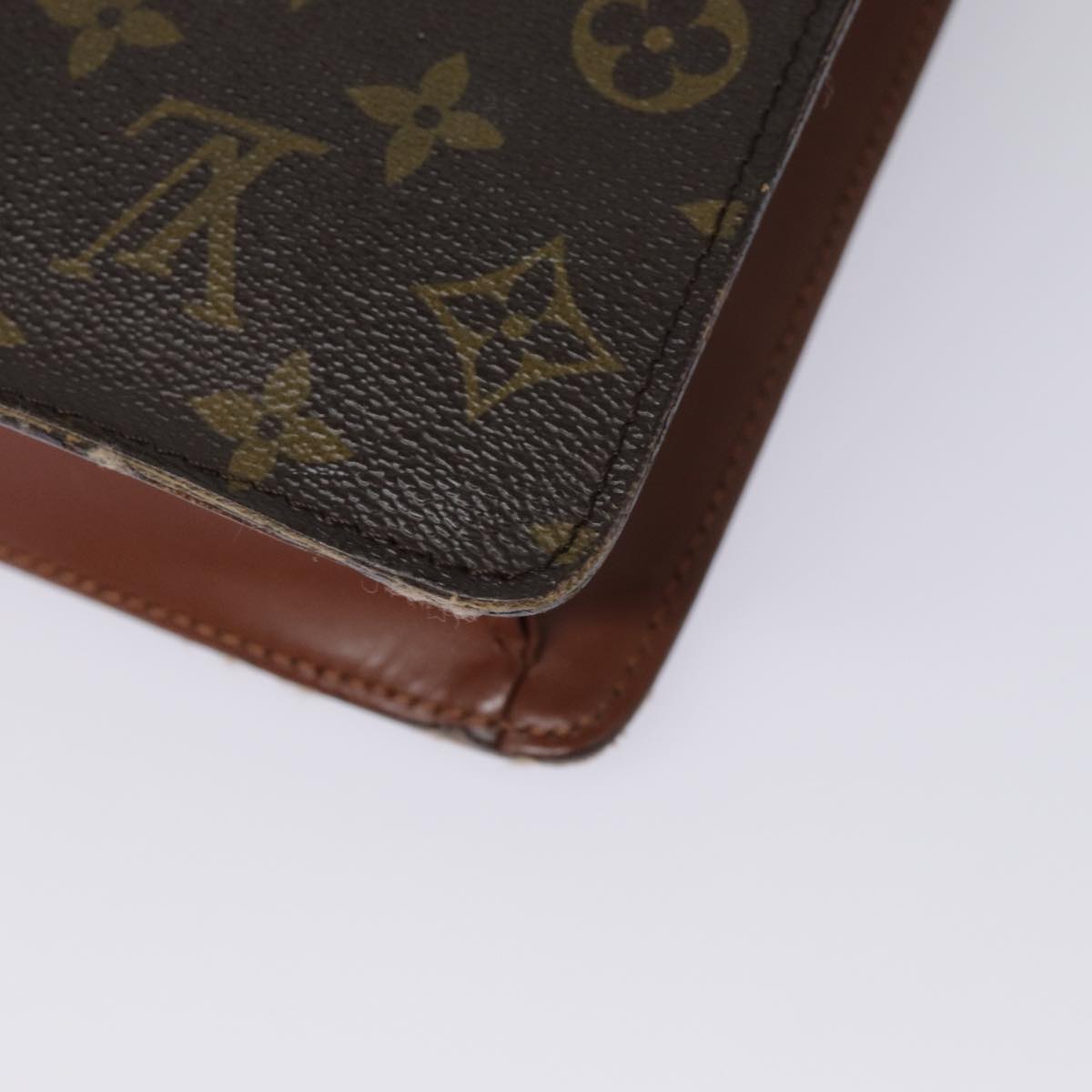 LOUIS VUITTON Monogram Porte Documents Bandouliere Bag M53338 LV 89217