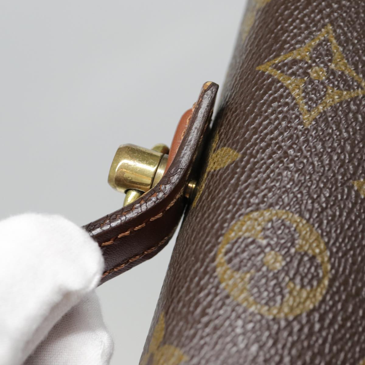 LOUIS VUITTON Monogram Porte Documents Bandouliere Bag M53338 LV 89217