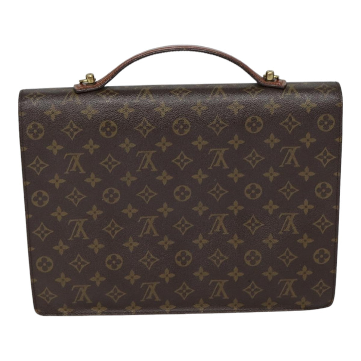 LOUIS VUITTON Monogram Porte Documents Bandouliere Bag M53338 LV 89217