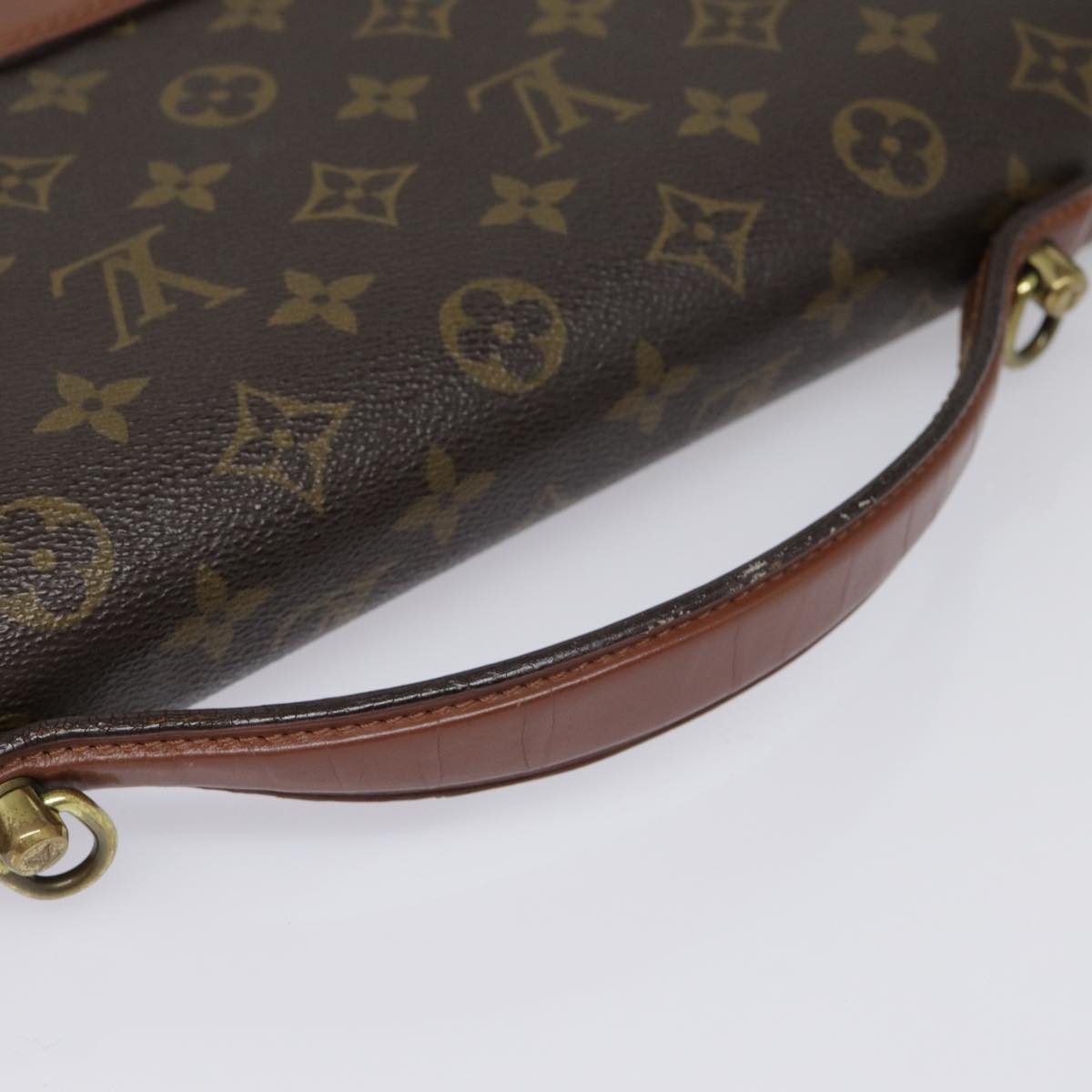 LOUIS VUITTON Monogram Porte Documents Bandouliere Bag M53338 LV 89217
