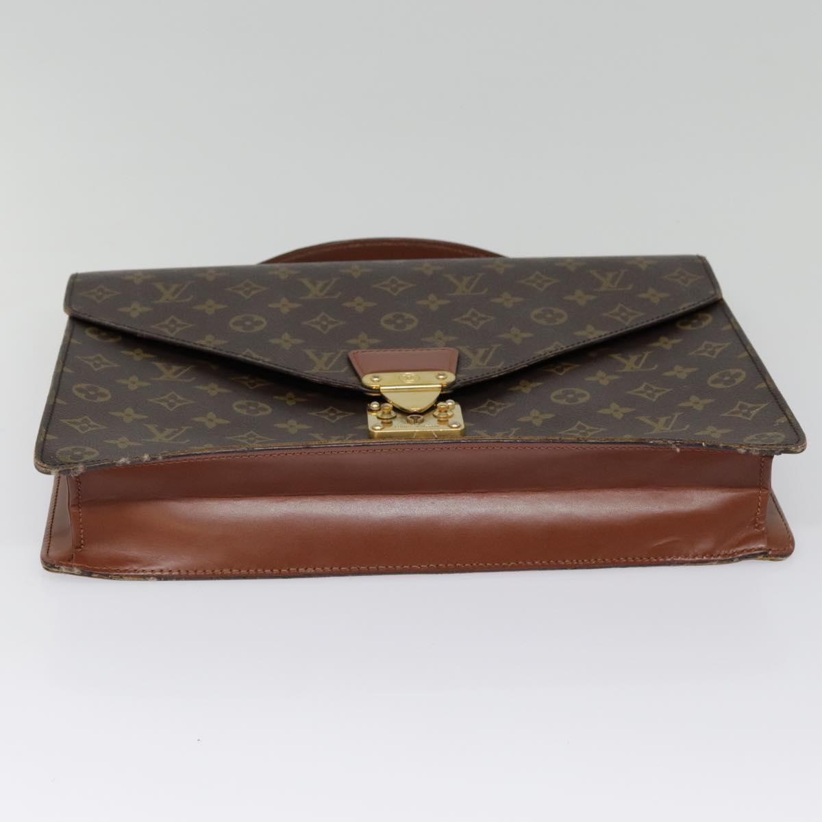 LOUIS VUITTON Monogram Porte Documents Bandouliere Bag M53338 LV 89217