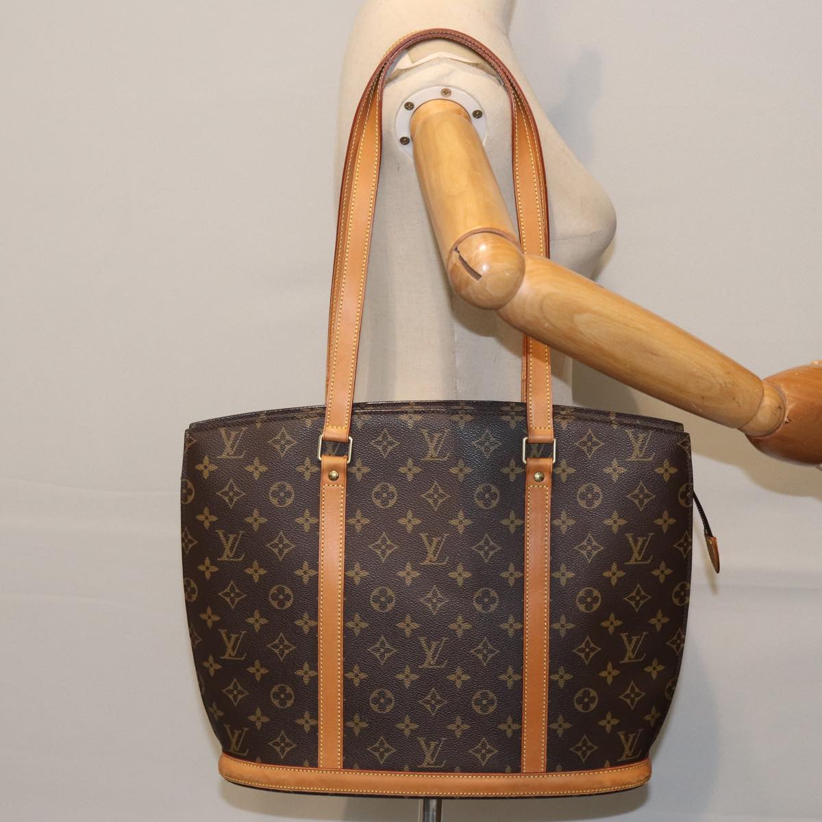LOUIS VUITTON Monogram Babylone Tote Bag M51102 LV 89221