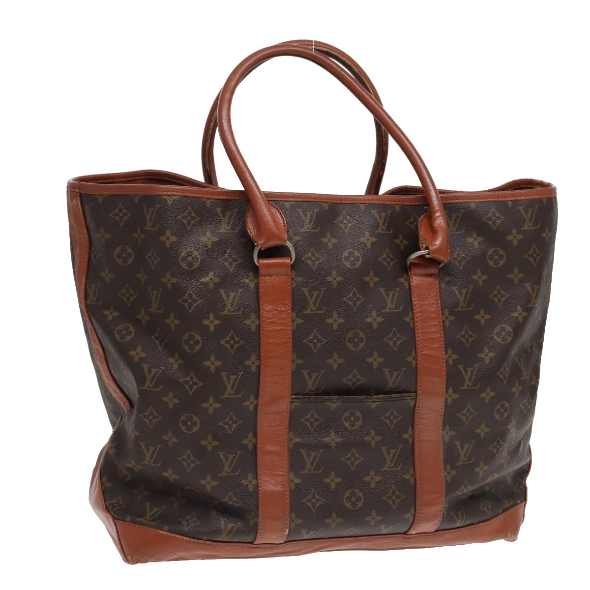 LOUIS VUITTON Monogram Sac Weekend GM Tote Bag M42420 LV 89222