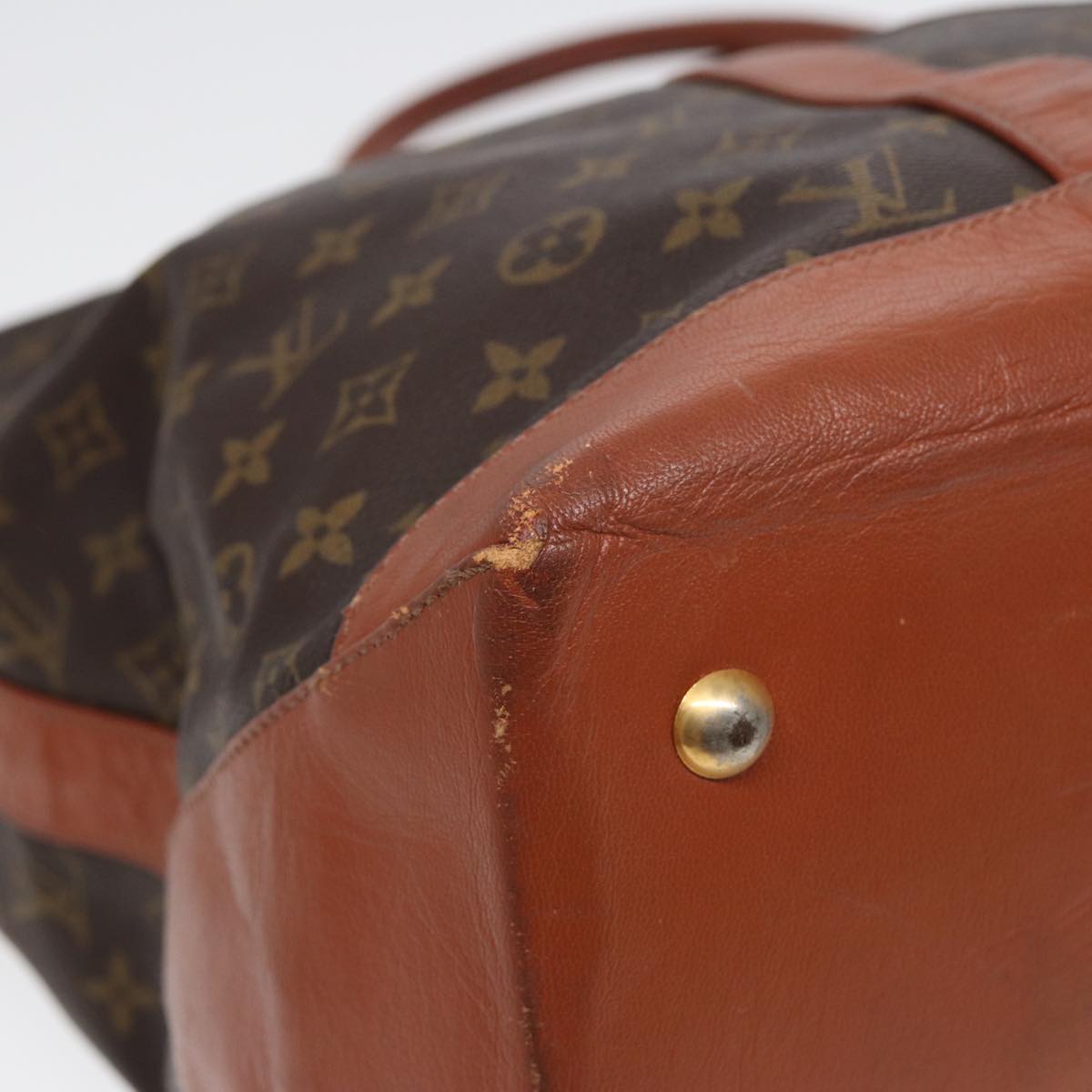 LOUIS VUITTON Monogram Sac Weekend GM Tote Bag M42420 LV 89222