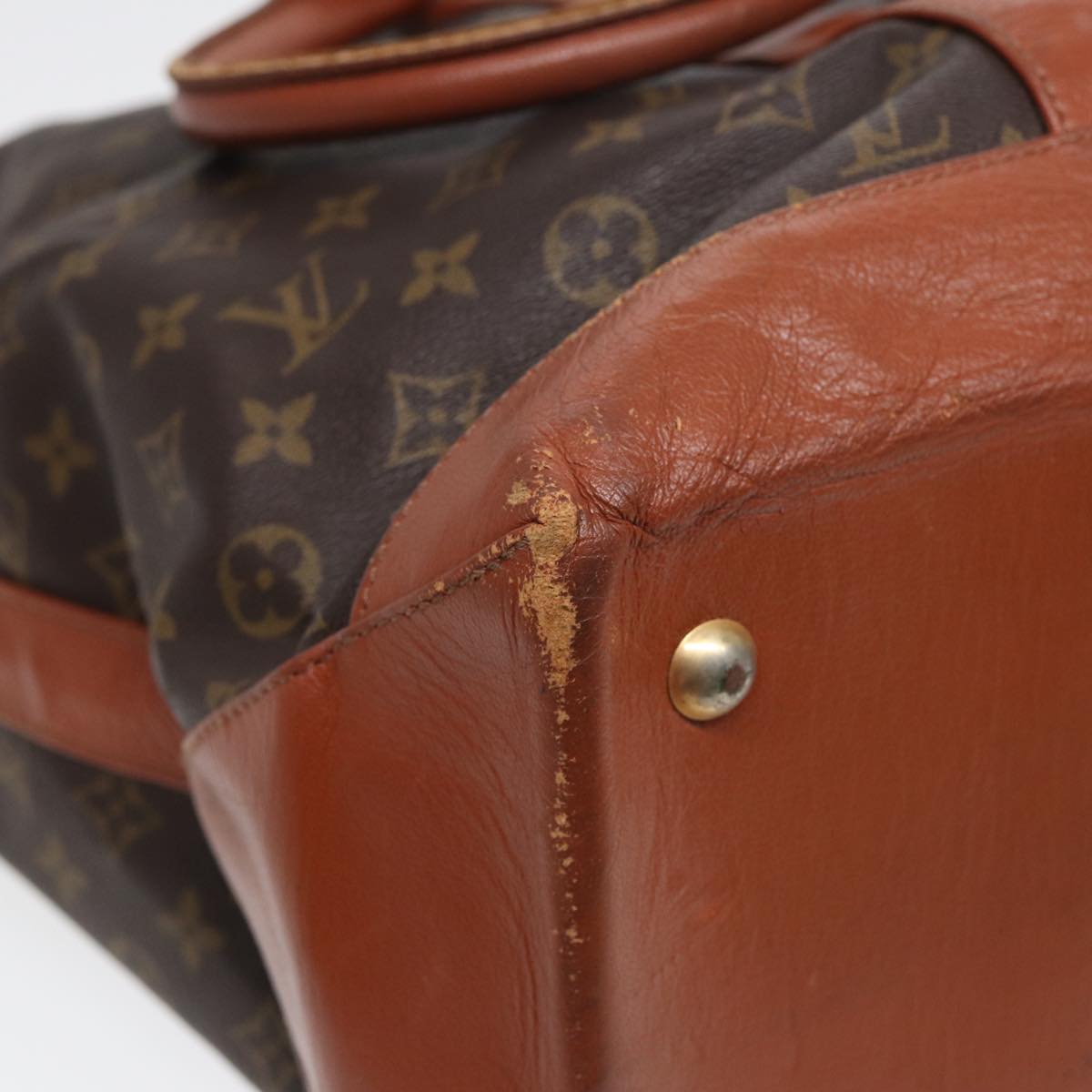 LOUIS VUITTON Monogram Sac Weekend GM Tote Bag M42420 LV 89222