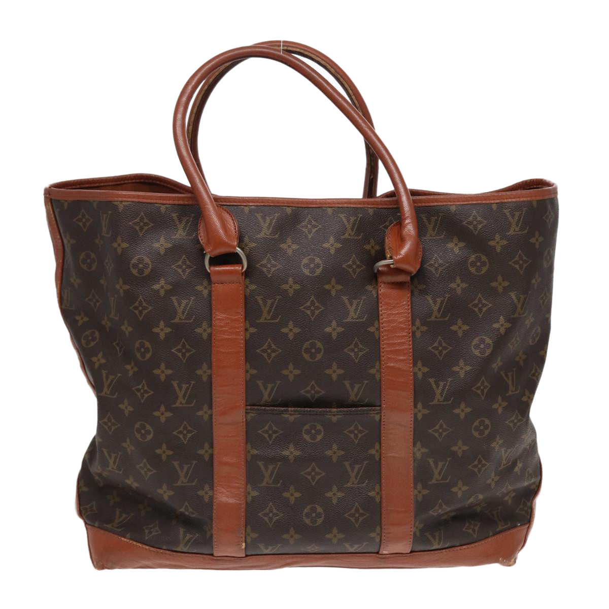 LOUIS VUITTON Monogram Sac Weekend GM Tote Bag M42420 LV 89222