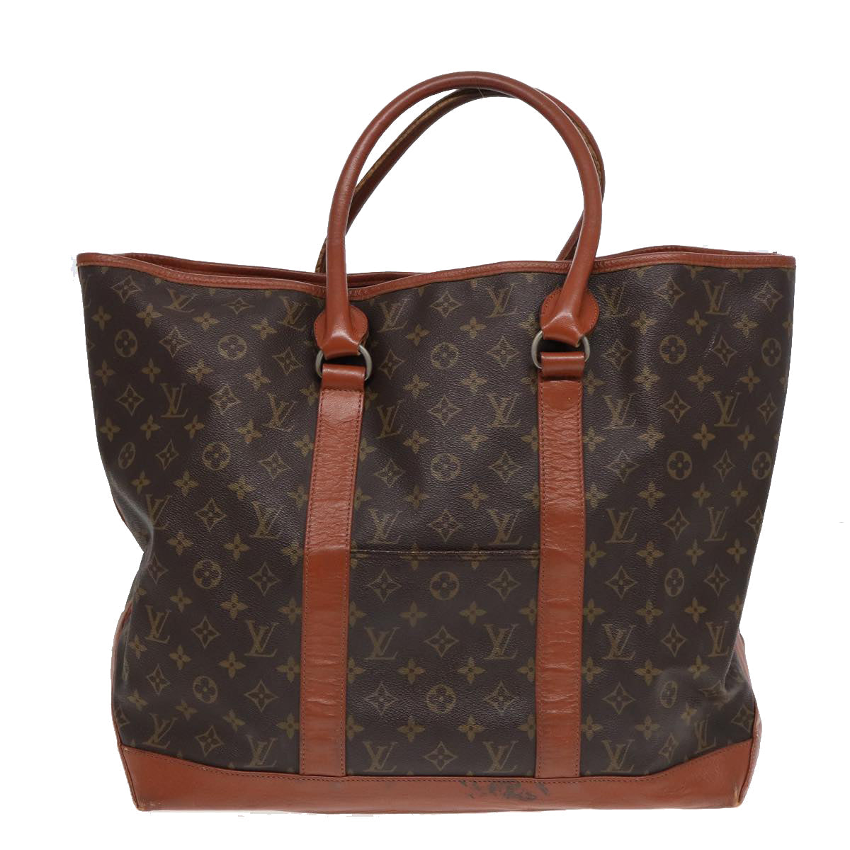 LOUIS VUITTON Monogram Sac Weekend GM Tote Bag M42420 LV 89222