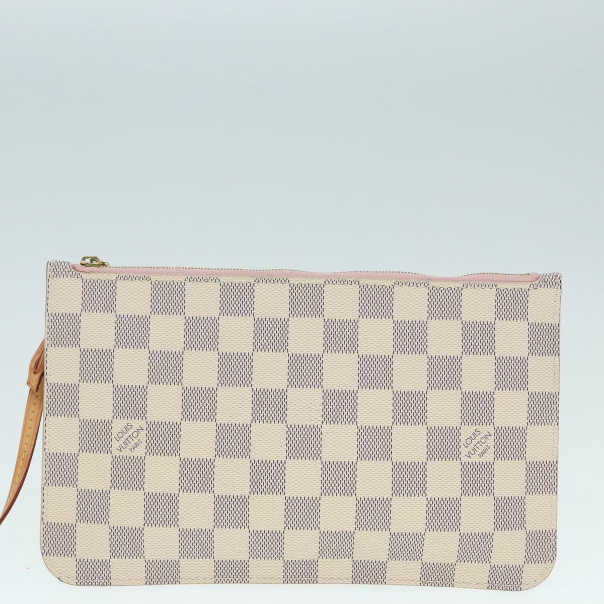 LOUIS VUITTON Damier Azur Neverfull MM Tote Bag N41605 LV 89255