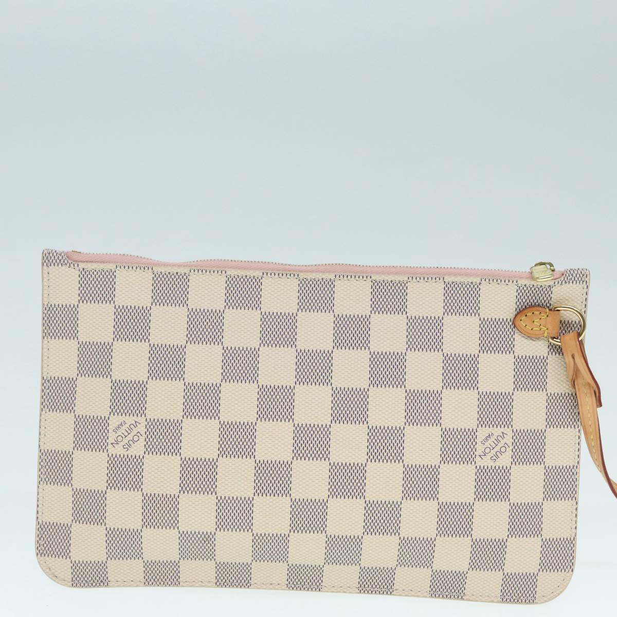 LOUIS VUITTON Damier Azur Neverfull MM Tote Bag N41605 LV 89255