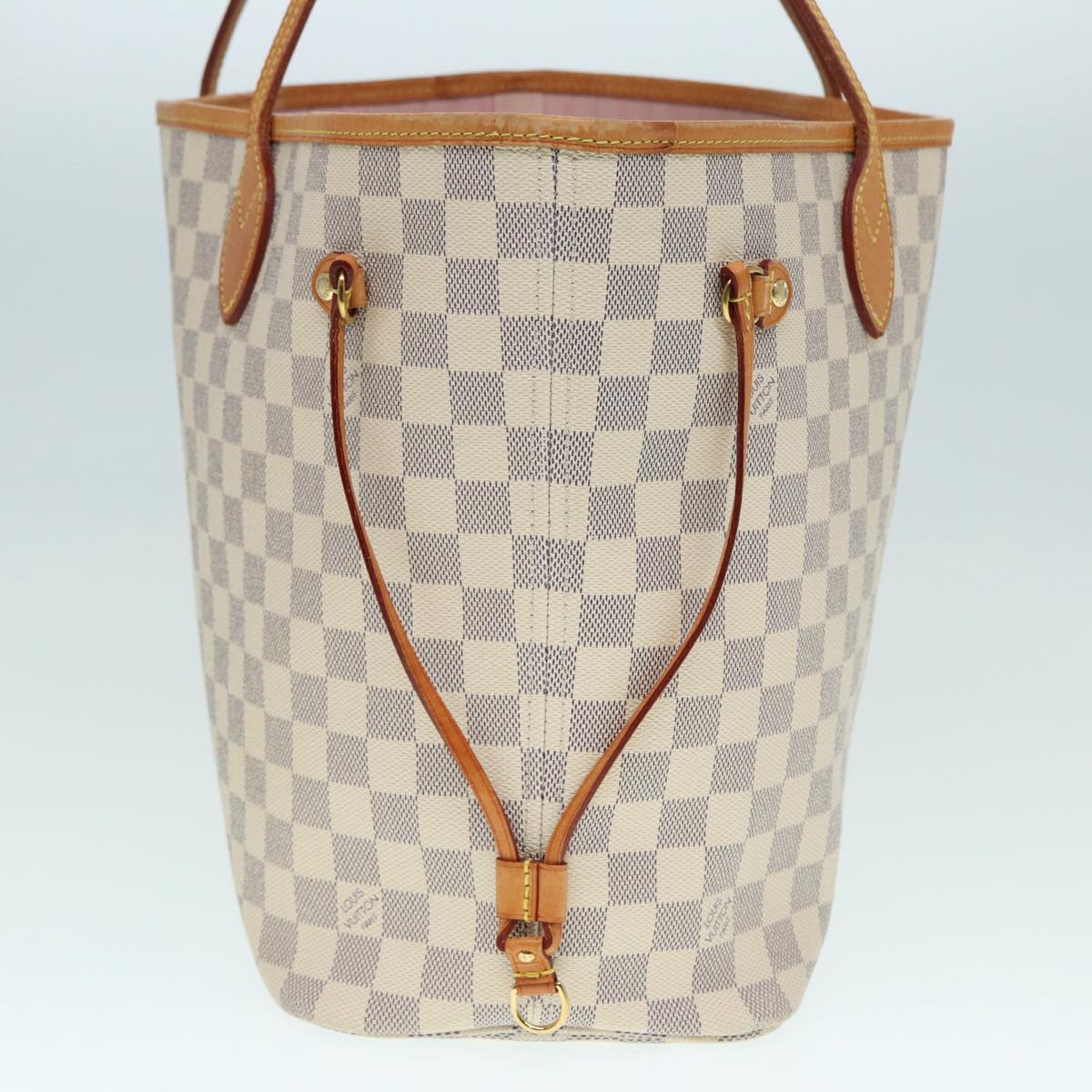 LOUIS VUITTON Damier Azur Neverfull MM Tote Bag N41605 LV 89255