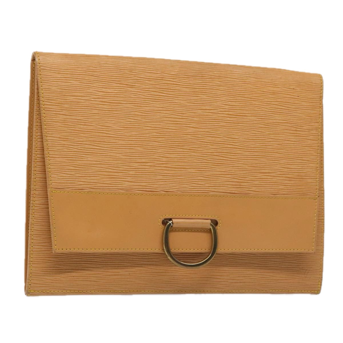 LOUIS VUITTON Epi Jena Clutch Bag Zipangu Gold M52726 LV 89288