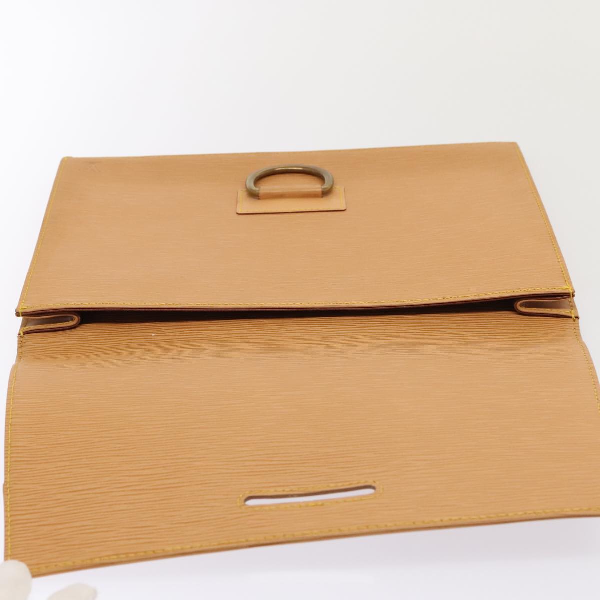 LOUIS VUITTON Epi Jena Clutch Bag Zipangu Gold M52726 LV 89288