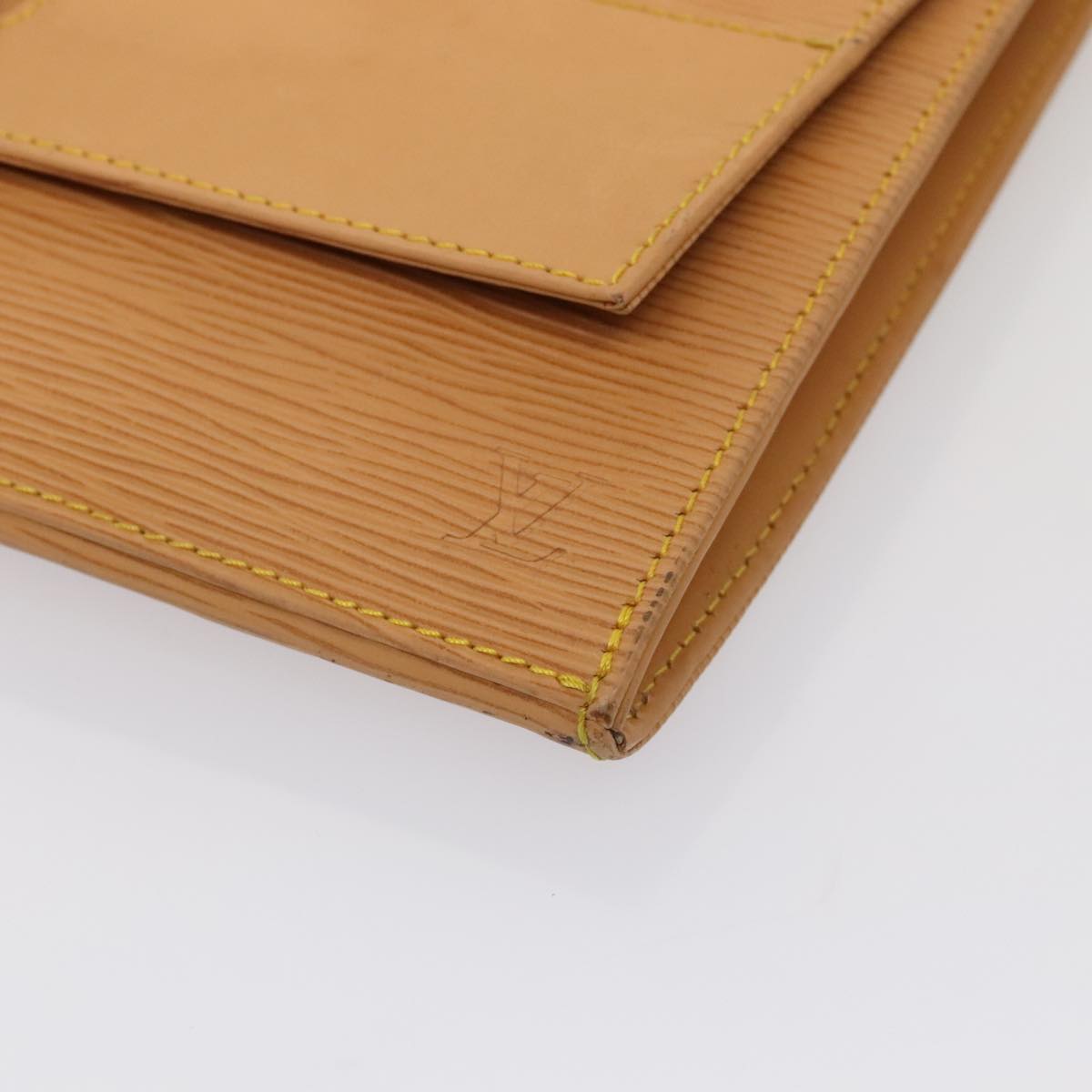 LOUIS VUITTON Epi Jena Clutch Bag Zipangu Gold M52726 LV 89288