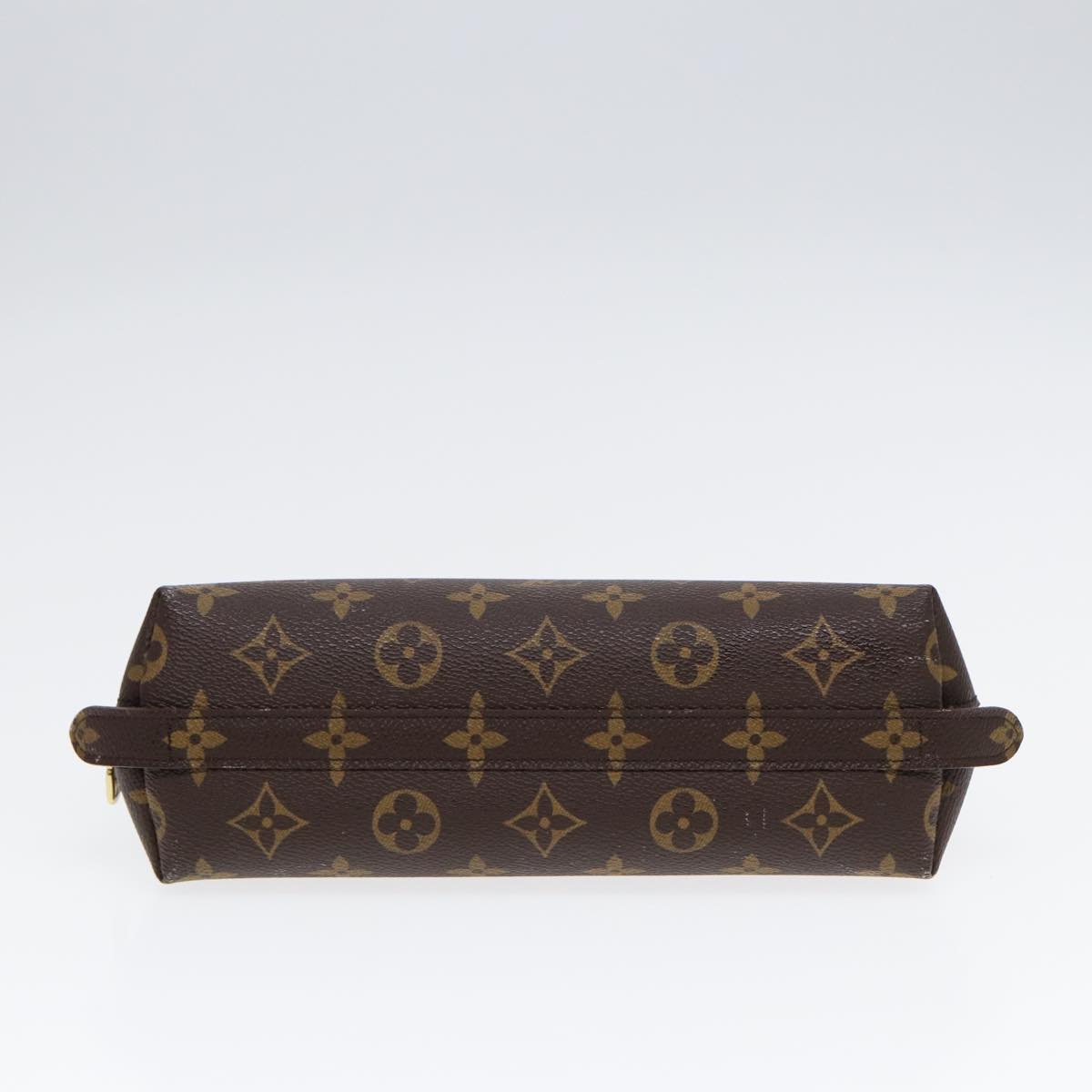 LOUIS VUITTON Monogram Trousse Demi Ronde Cosmetic Pouch M47520 LV 89289