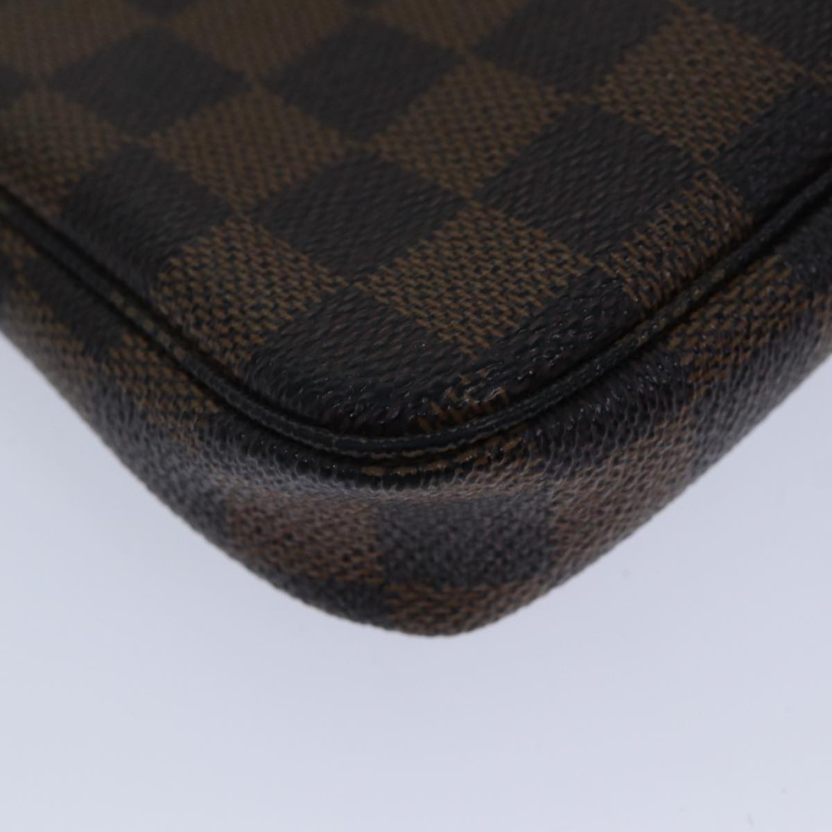LOUIS VUITTON Damier Ebene Mini Pochette Accessoires Pouch N58009 LV 89290