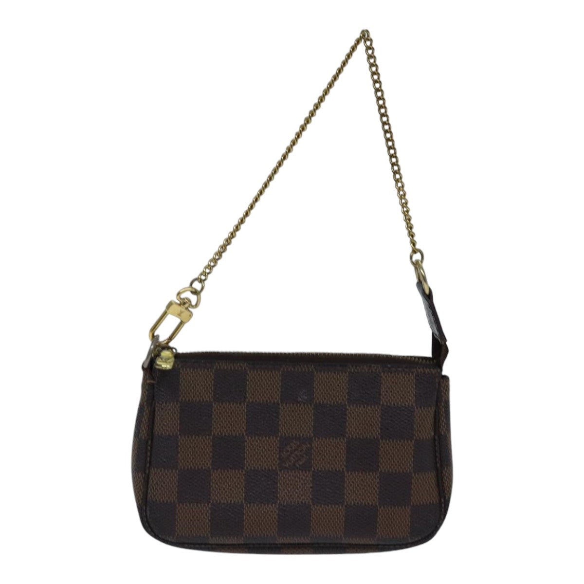 LOUIS VUITTON Damier Ebene Mini Pochette Accessoires Pouch N58009 LV 89290