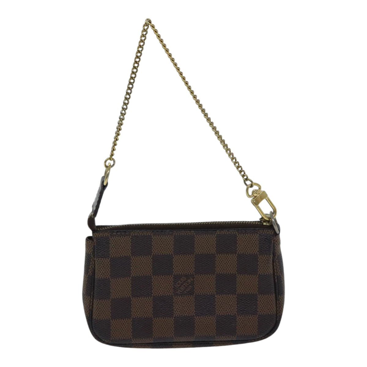 LOUIS VUITTON Damier Ebene Mini Pochette Accessoires Pouch N58009 LV 89290