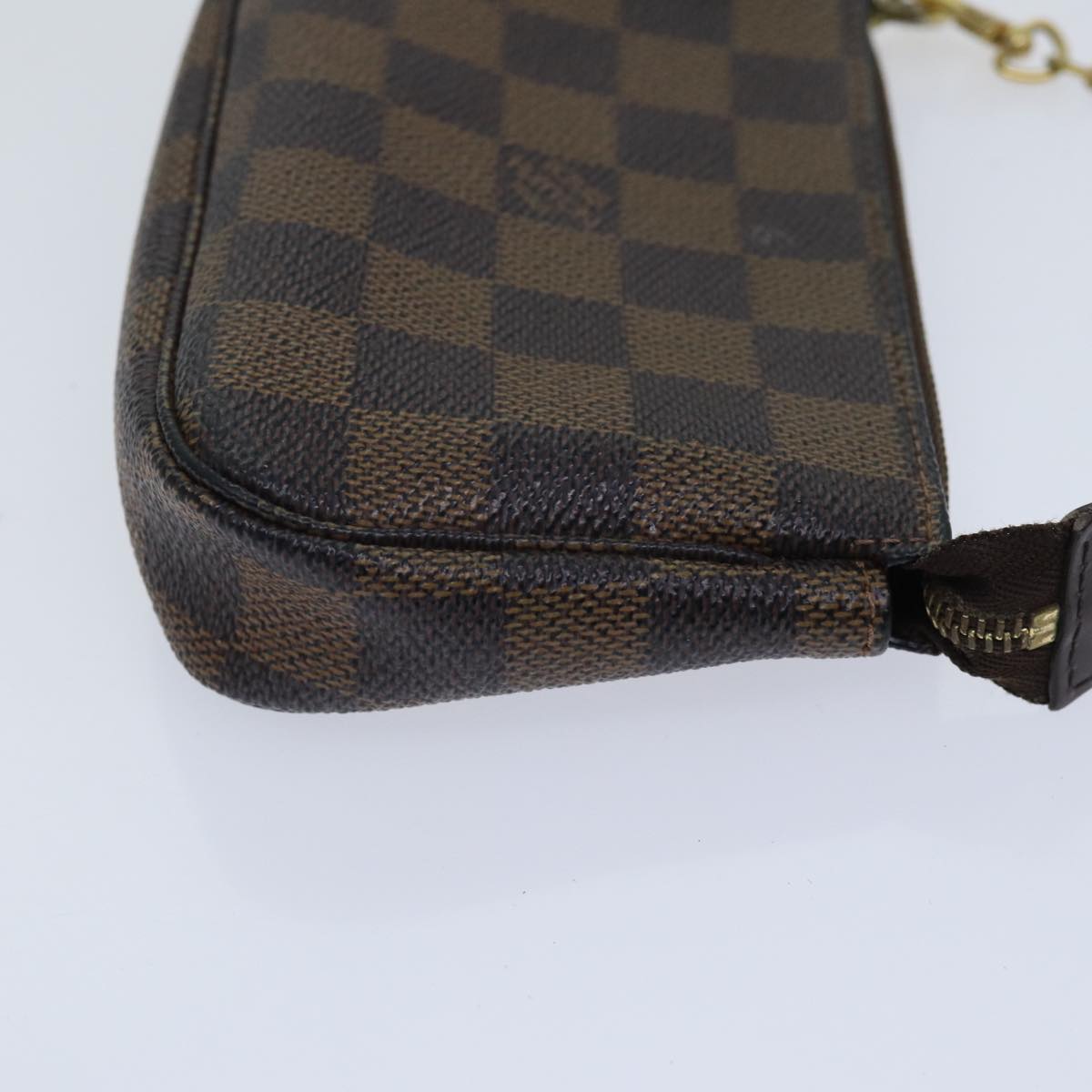 LOUIS VUITTON Damier Ebene Mini Pochette Accessoires Pouch N58009 LV 89290