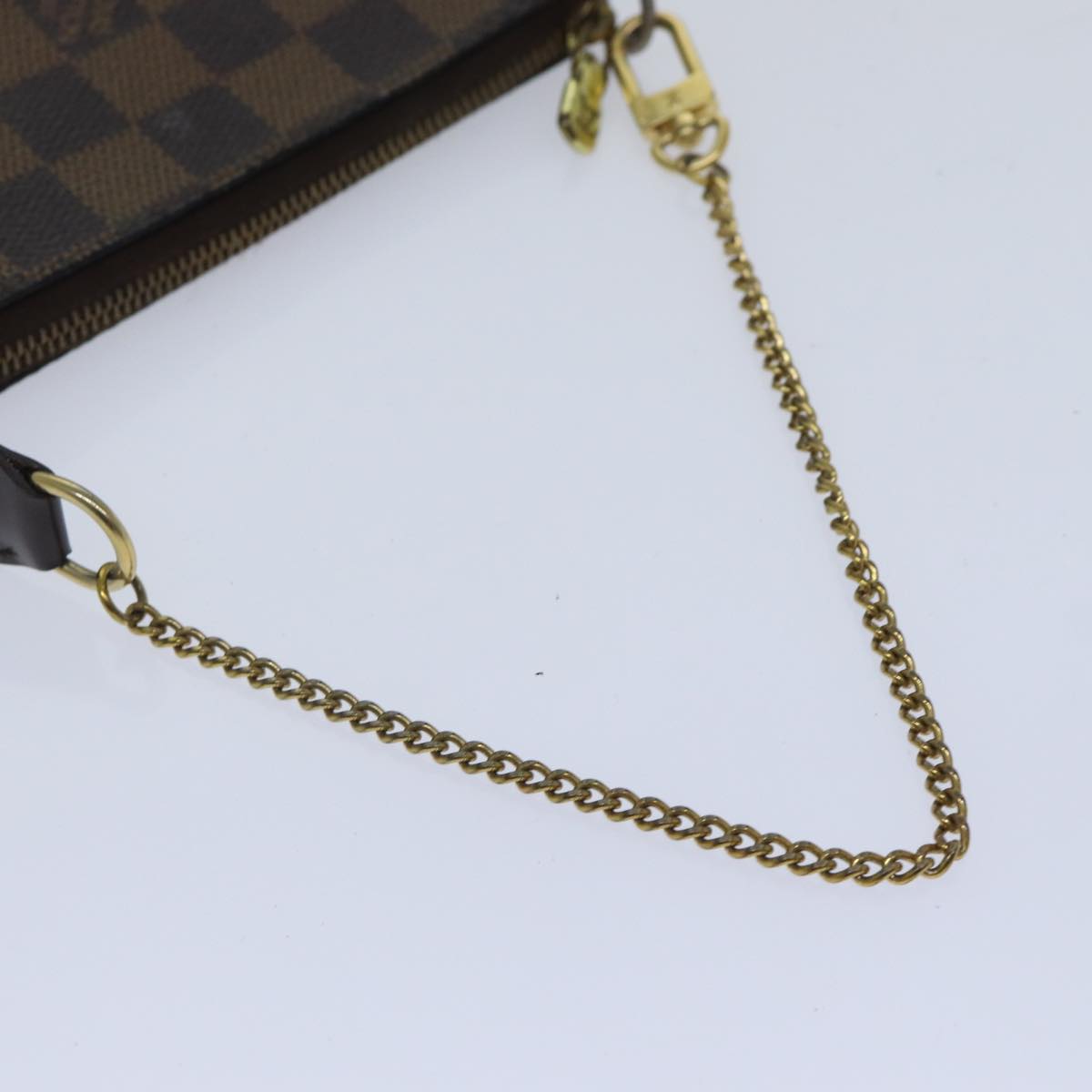 LOUIS VUITTON Damier Ebene Mini Pochette Accessoires Pouch N58009 LV 89290