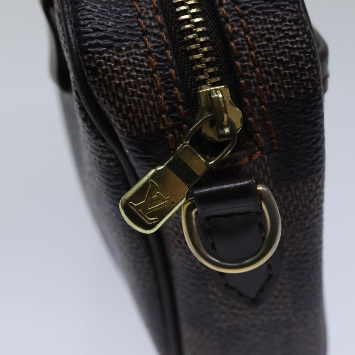 LOUIS VUITTON Damier Ebene Pochette Ipanema Shoulder Bag N51296 LV 89291