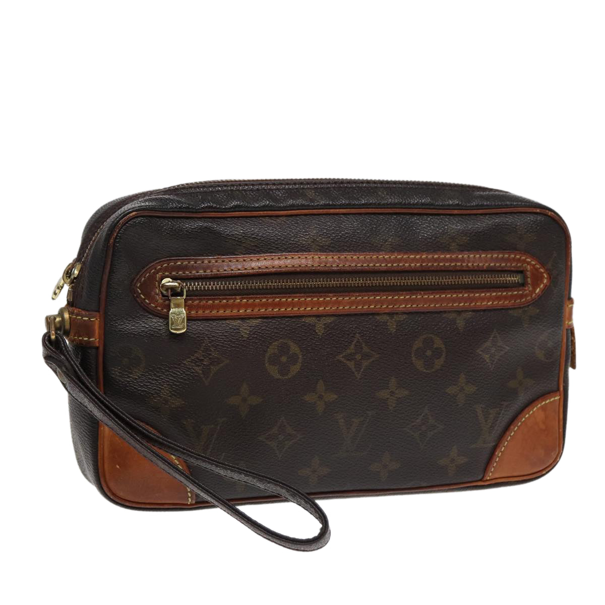 LOUIS VUITTON Monogram Marly Dragonne GM Clutch Bag M51825 LV 89292