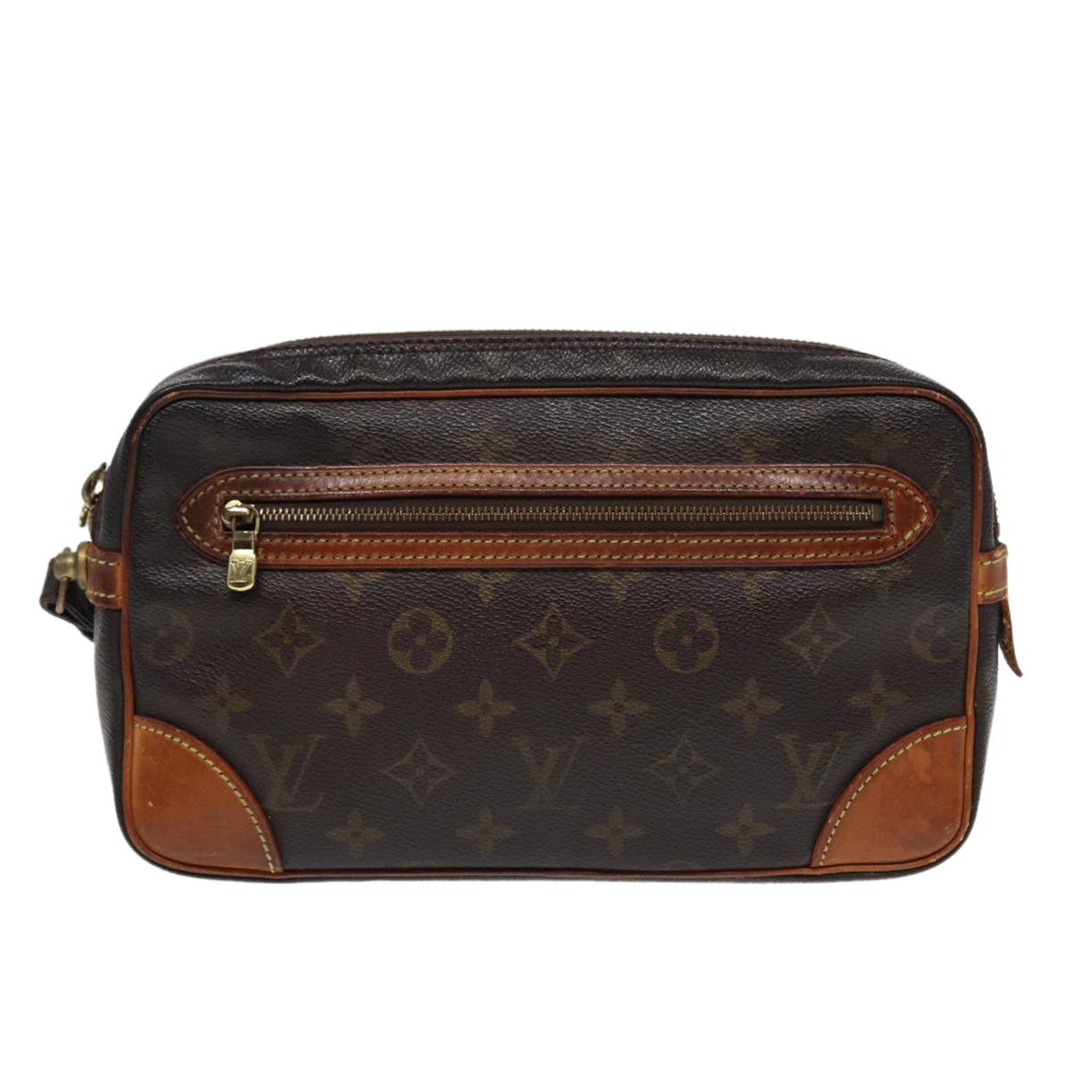 LOUIS VUITTON Monogram Marly Dragonne GM Clutch Bag M51825 LV 89292