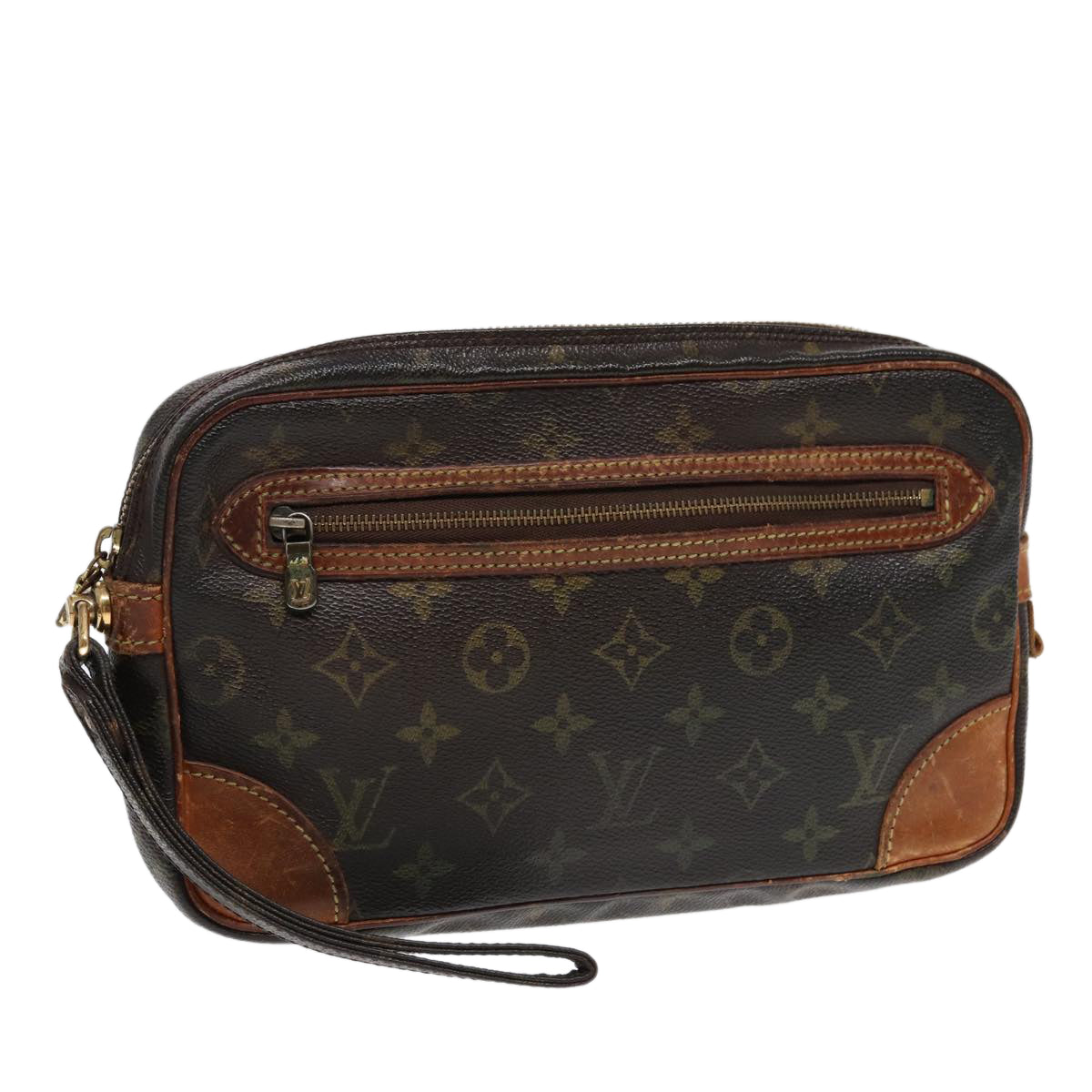 LOUIS VUITTON Monogram Marly Dragonne GM Clutch Bag M51825 LV 89295