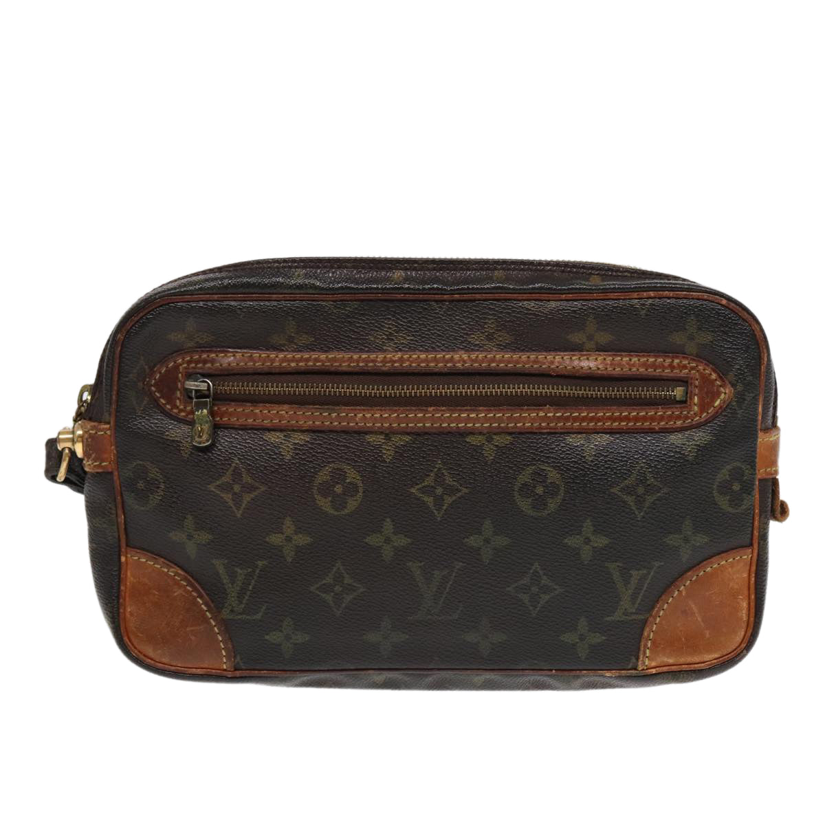 LOUIS VUITTON Monogram Marly Dragonne GM Clutch Bag M51825 LV 89295