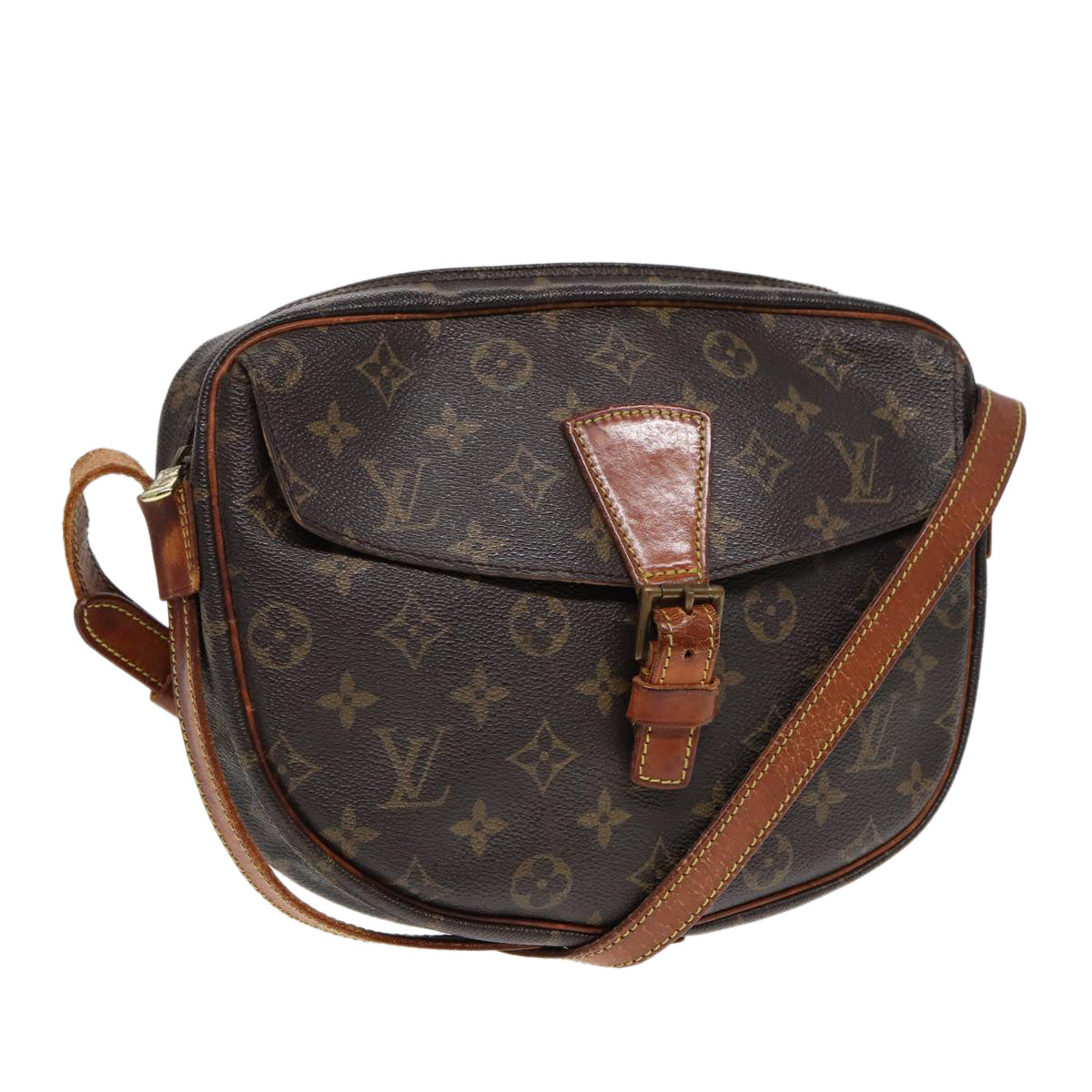 LOUIS VUITTON Monogram Jeune Fille GM Shoulder Bag M51225 LV 89297