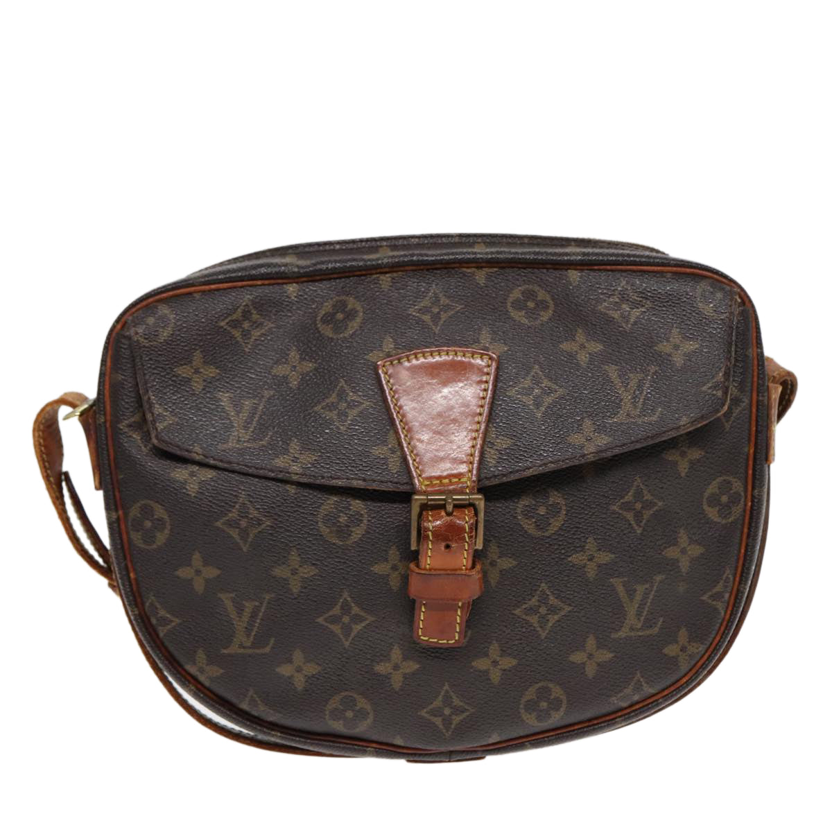 LOUIS VUITTON Monogram Jeune Fille GM Shoulder Bag M51225 LV 89297