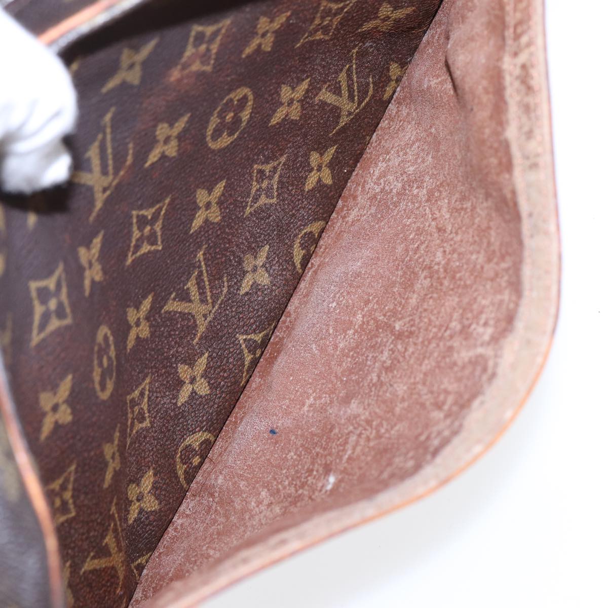 LOUIS VUITTON Monogram Jeune Fille GM Shoulder Bag M51225 LV 89297