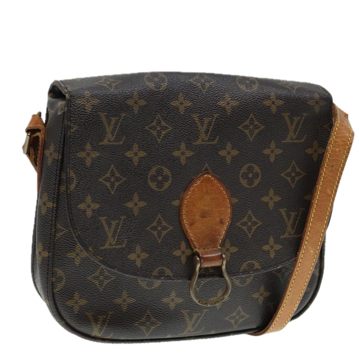 LOUIS VUITTON Monogram Saint Cloud GM Shoulder Bag M51242 LV 89298