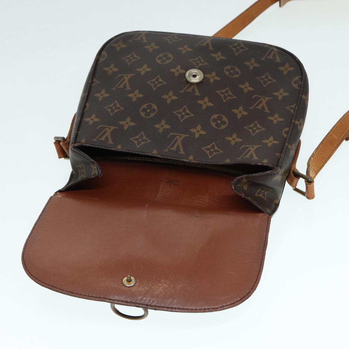 LOUIS VUITTON Monogram Saint Cloud GM Shoulder Bag M51242 LV 89298