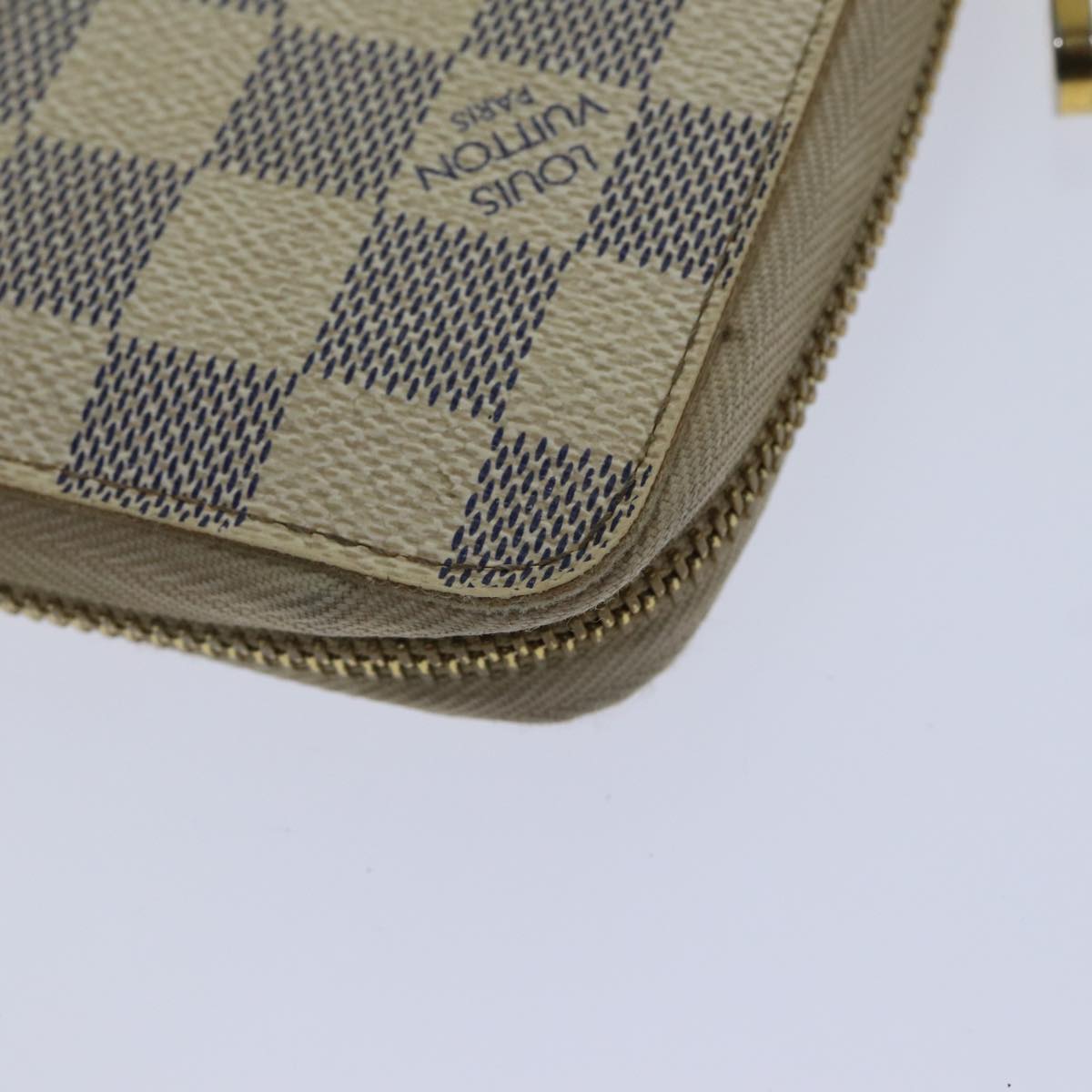 LOUIS VUITTON Damier Azur Zippy Wallet Long Wallet N60019 LV 89303
