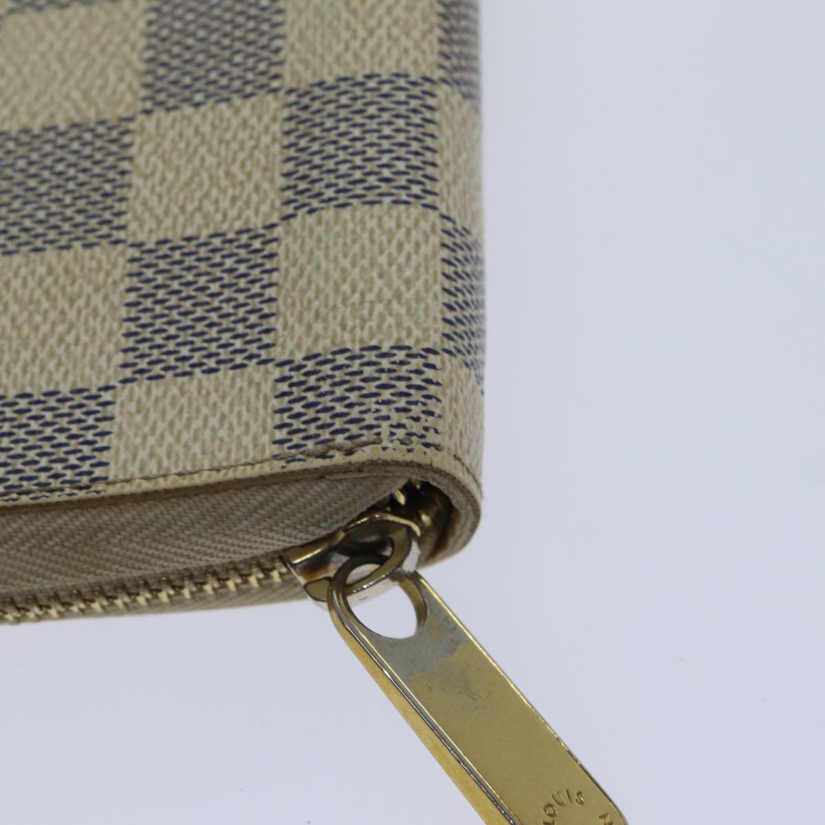 LOUIS VUITTON Damier Azur Zippy Wallet Long Wallet N60019 LV 89303