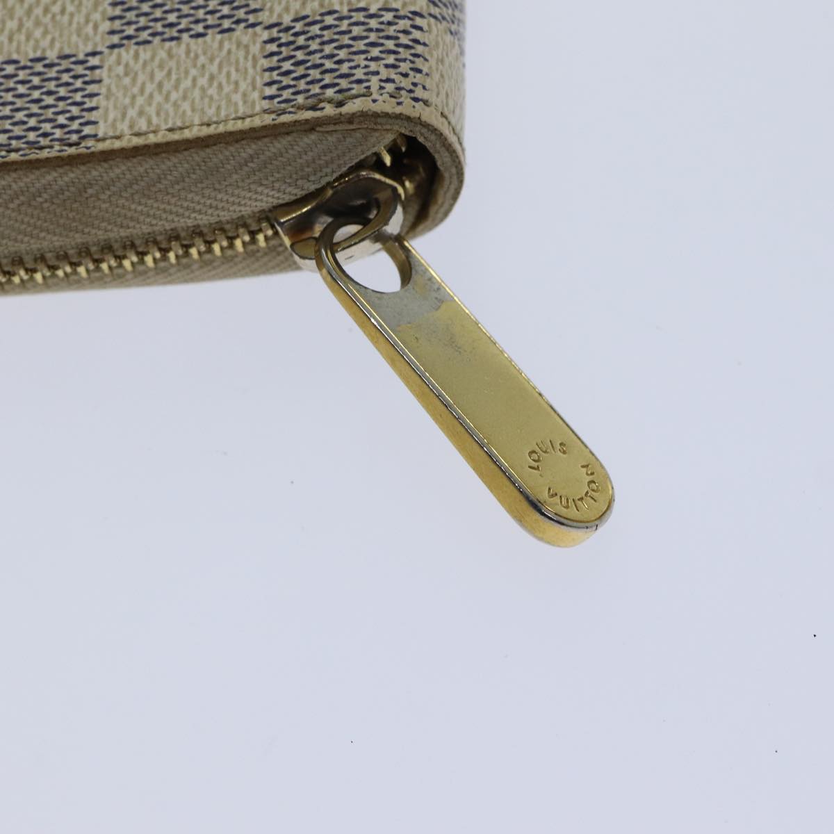LOUIS VUITTON Damier Azur Zippy Wallet Long Wallet N60019 LV 89303