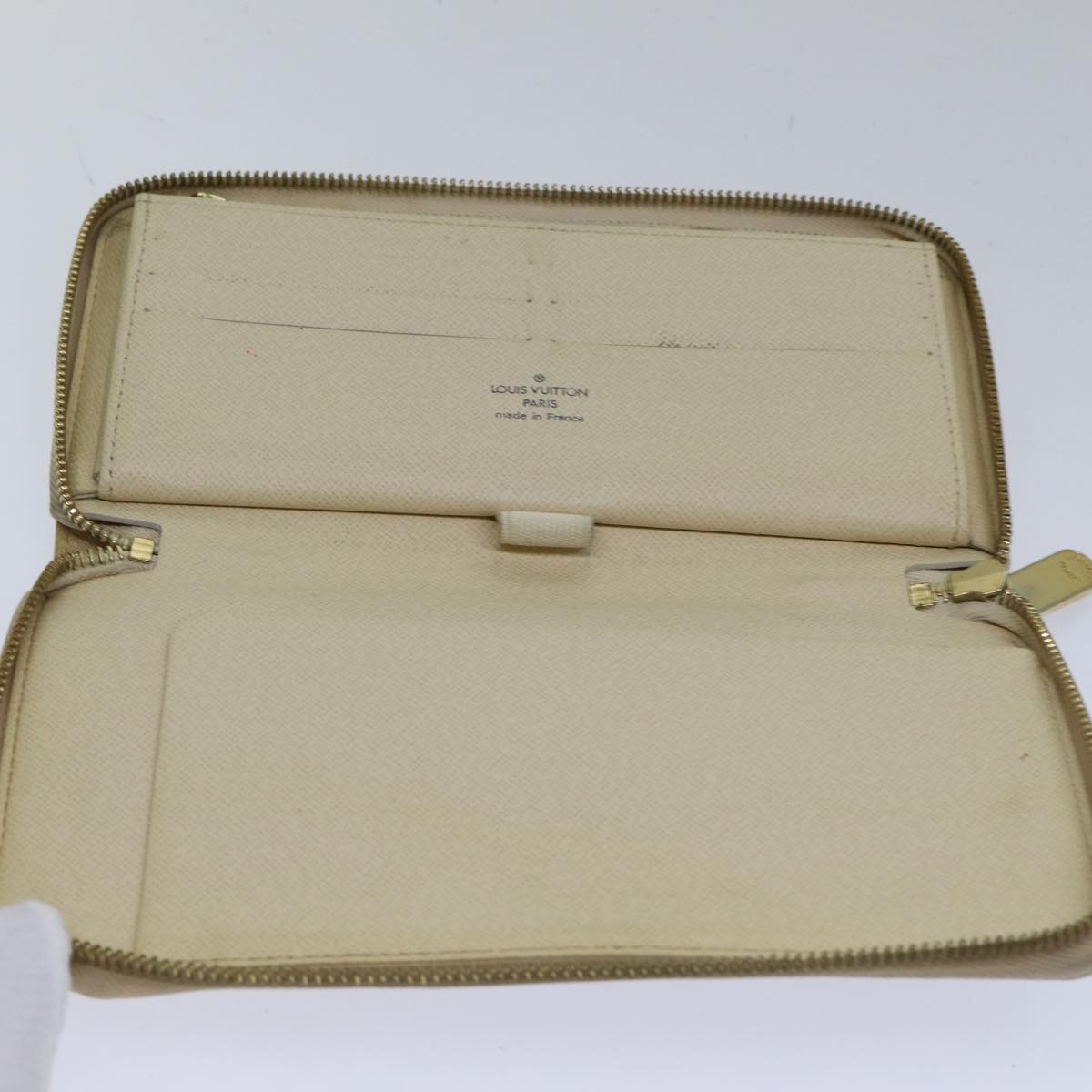 LOUIS VUITTON Damier Azur Zippy Wallet Long Wallet N60019 LV 89303